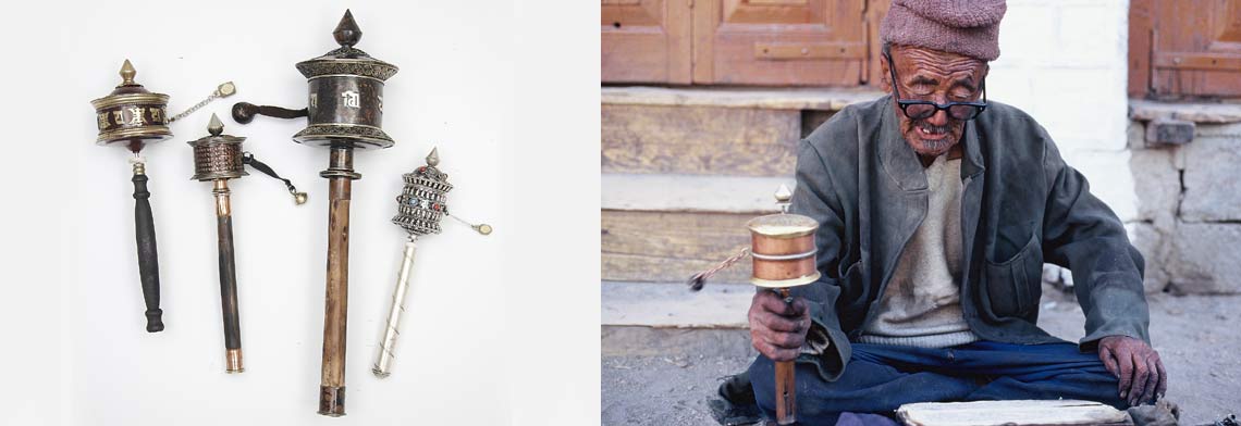 Gebetsmühlen aus Nepal